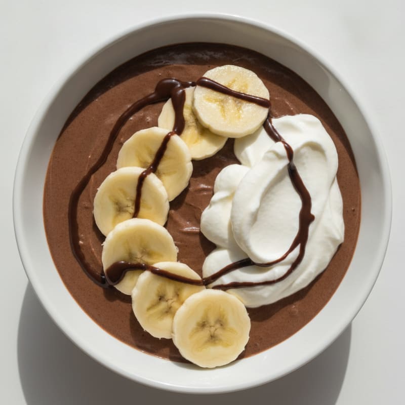 Silky Chocolate Protein Pudding with Greek Yogurt