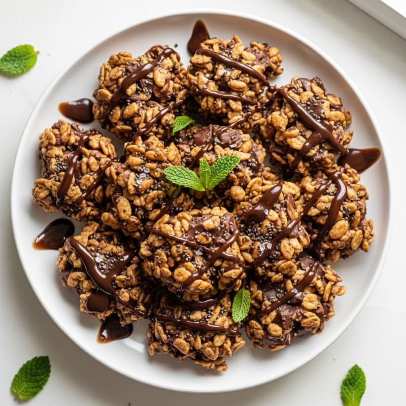 Chocolate Peanut Butter Crispy Treats