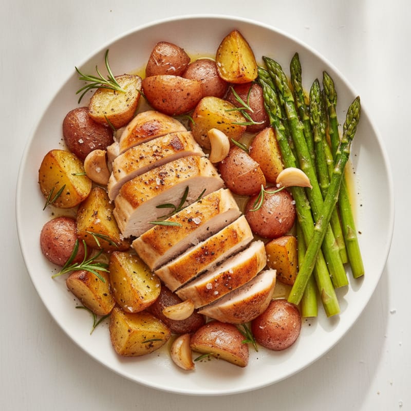 Roasted Red Potatoes with Rosemary Garlic