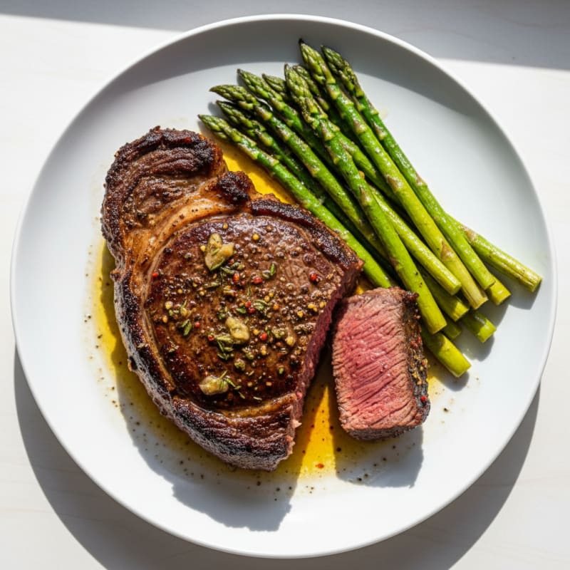 Smoky Garlic-Herb Prime Rib Steak