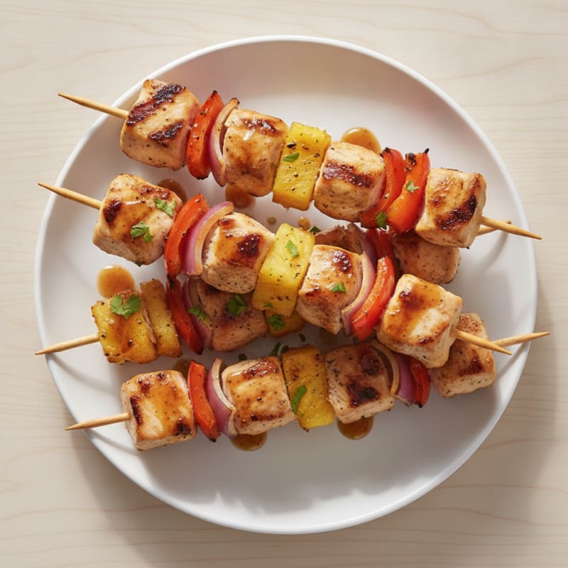 Grilled Pineapple Chicken Skewers