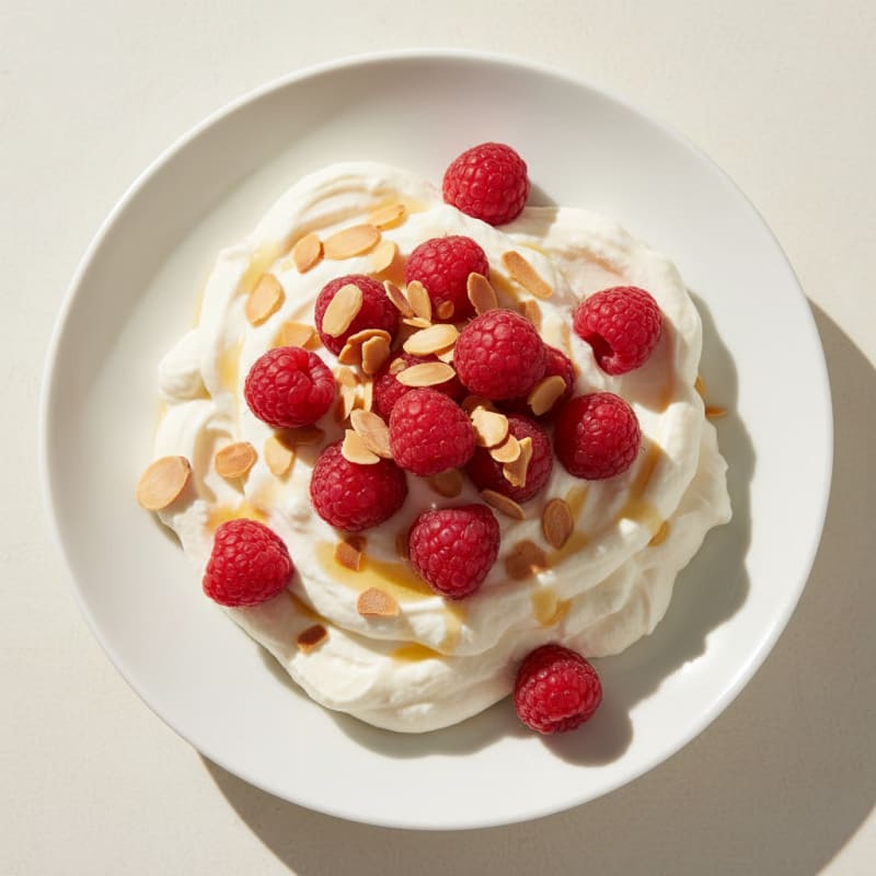 Greek Yogurt Protein Mousse with Berries
