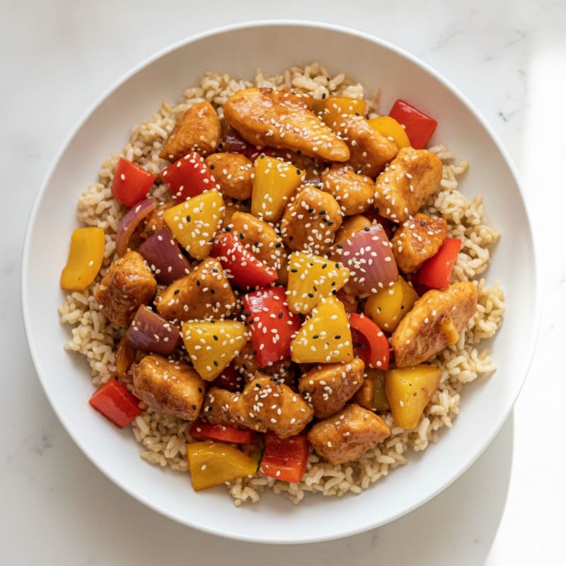 Sweet and Sour Chicken Stir-Fry