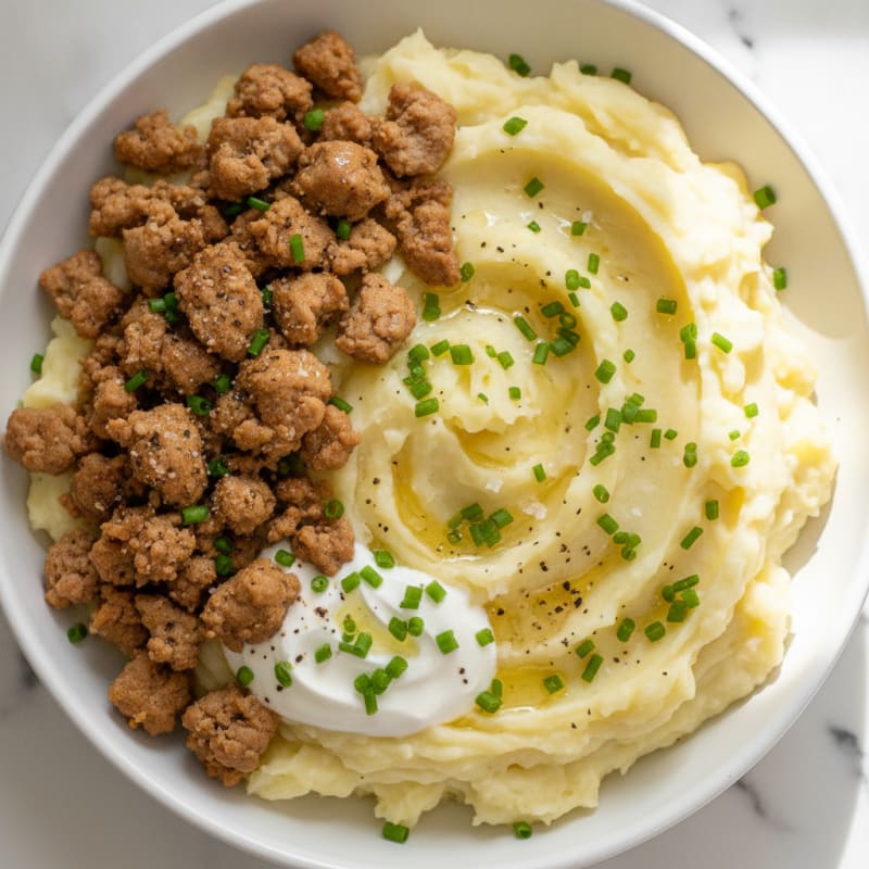 Buttery Garlic Mashed Potatoes
