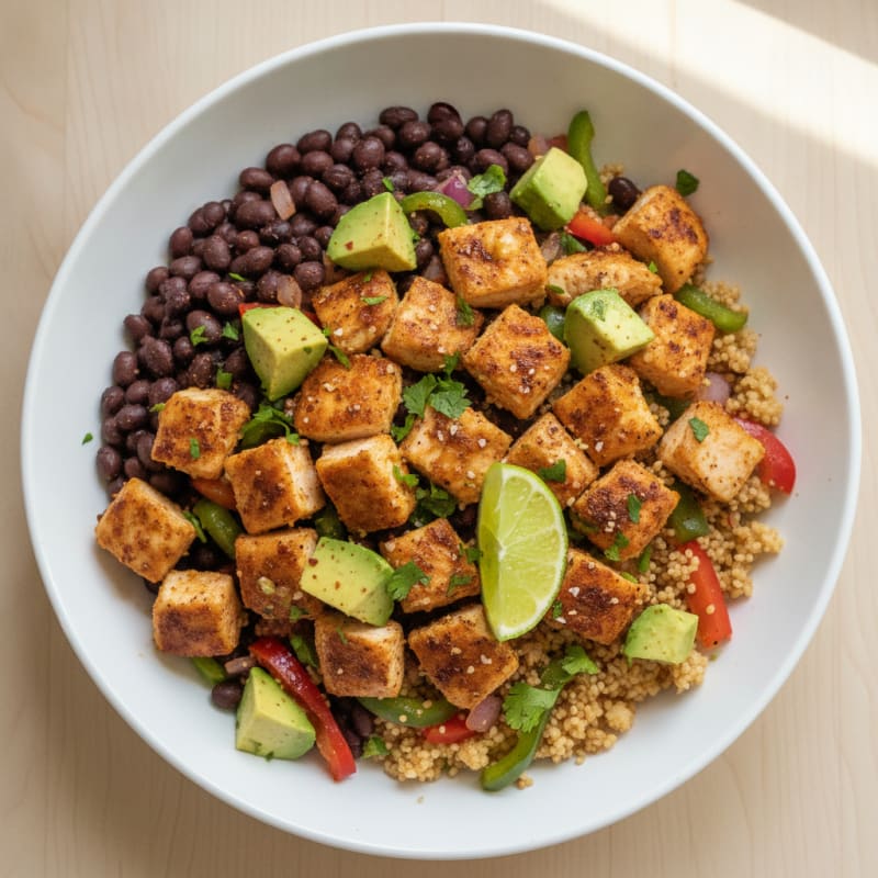 Chipotle Chicken and Black Bean Bowl
