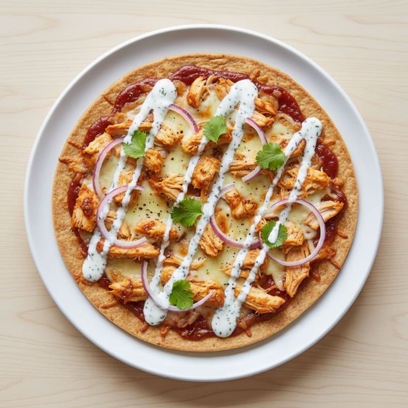 Crispy BBQ Ranch Chicken Pizza