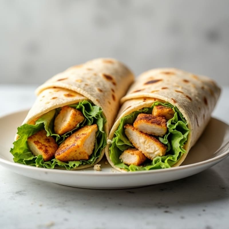 Fresh Grilled Chicken Caesar Wraps