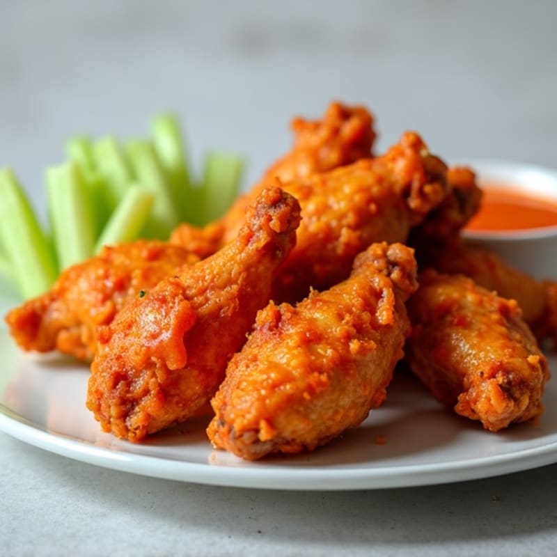 Crispy Baked Buffalo Chicken Wings
