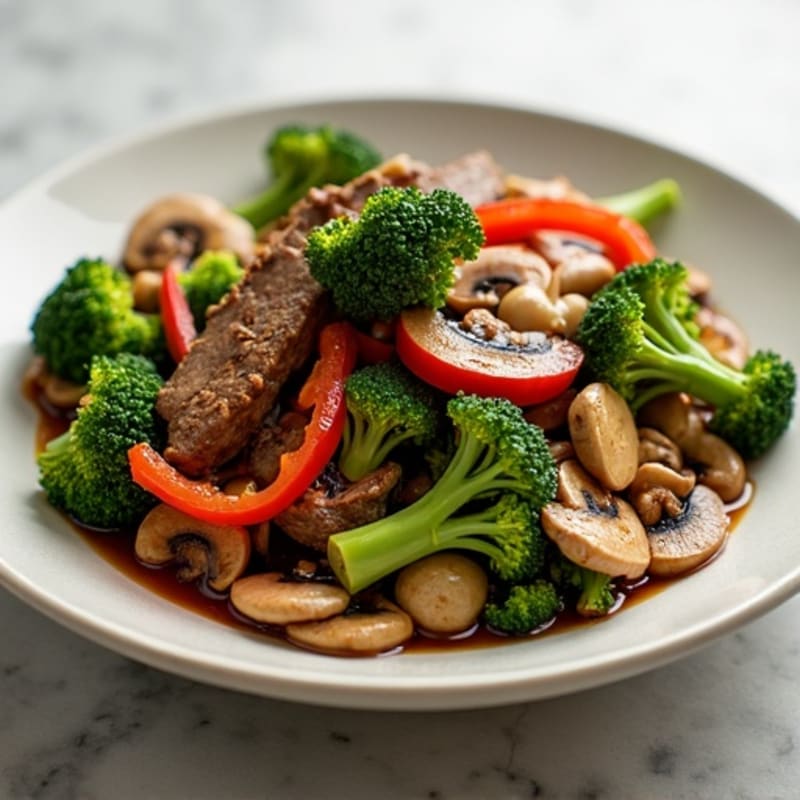 Healthy Garlic Ginger Beef and Broccoli Stir-Fry