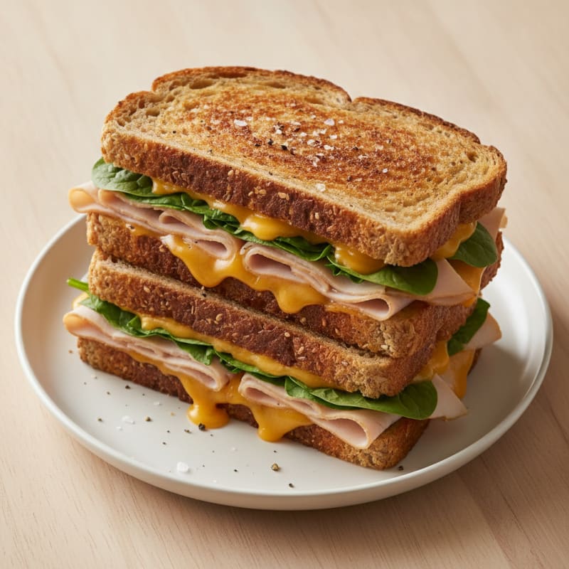 Ultimate Triple-Decker Grilled Cheese