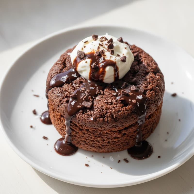 Decadent Chocolate Protein Mug Cake
