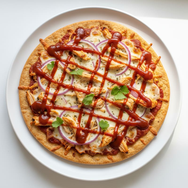 High-Protein BBQ Chicken Pizza