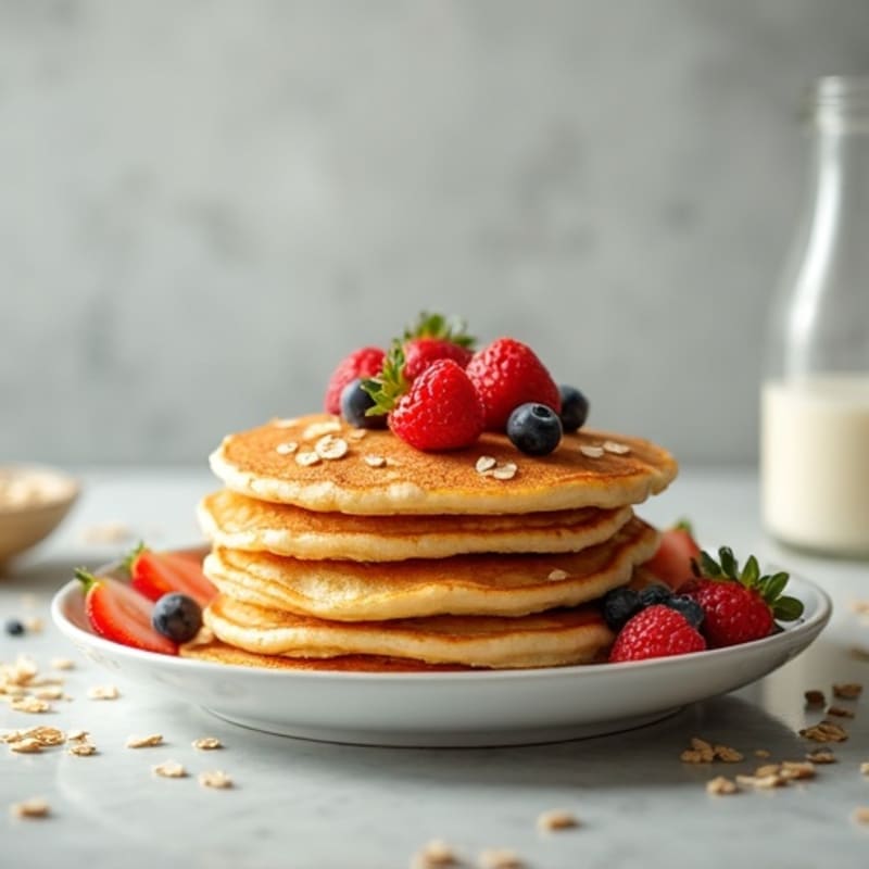 Fluffy Greek Yogurt Protein Pancakes