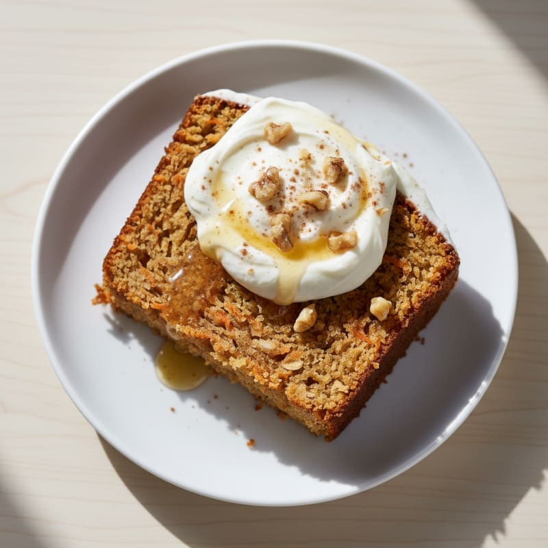 Golden Spiced Carrot Cake with Creamy Frosting