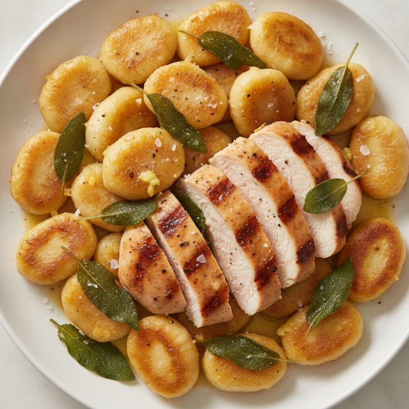 Ricotta Gnocchi with Sage Butter Sauce