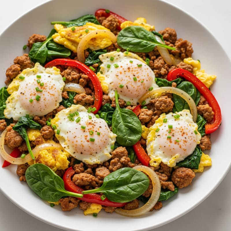 Hearty Grand Slam Breakfast Skillet
