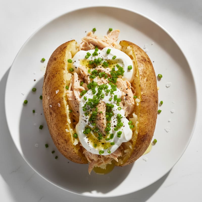High-Protein Classic Baked Potato with Chives