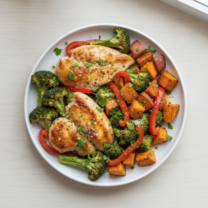 Sheet Pan Lemon Herb Chicken