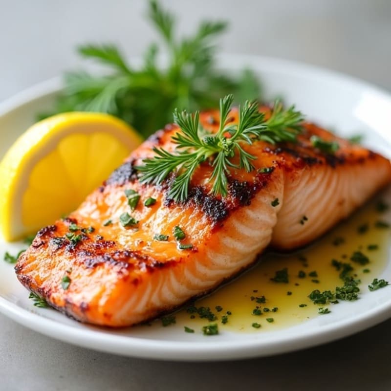 Lemon Herb Grilled Salmon
