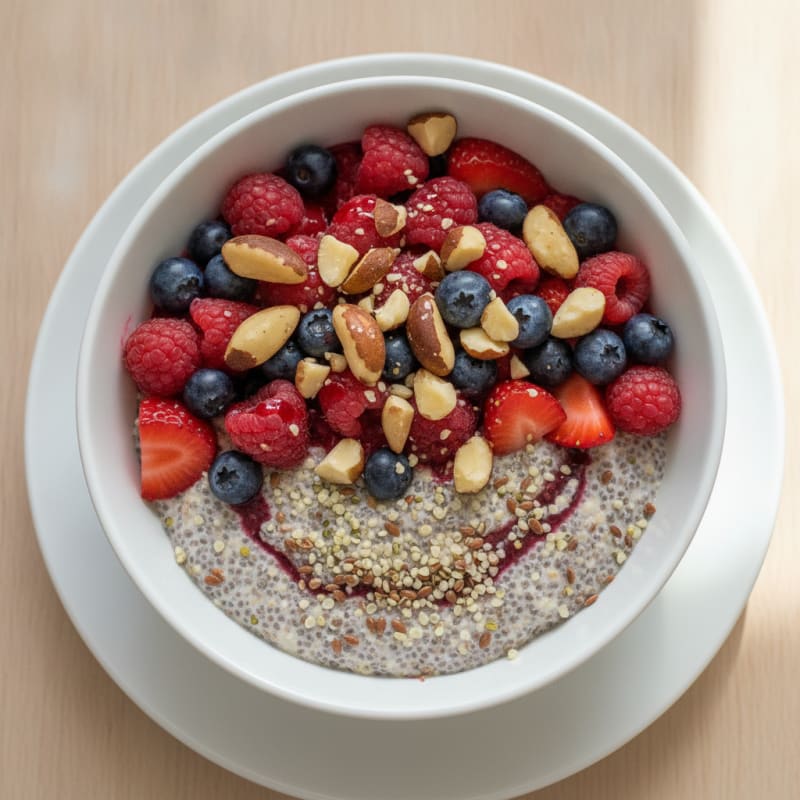 Berry Chia Seed Power Parfait