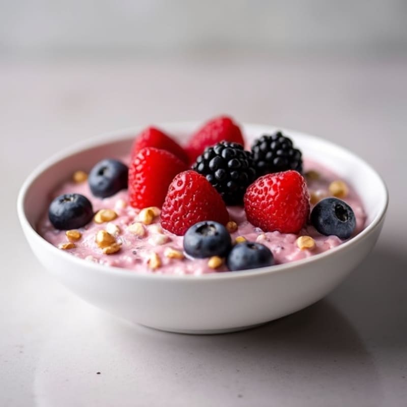 Creamy Berry Overnight Oats