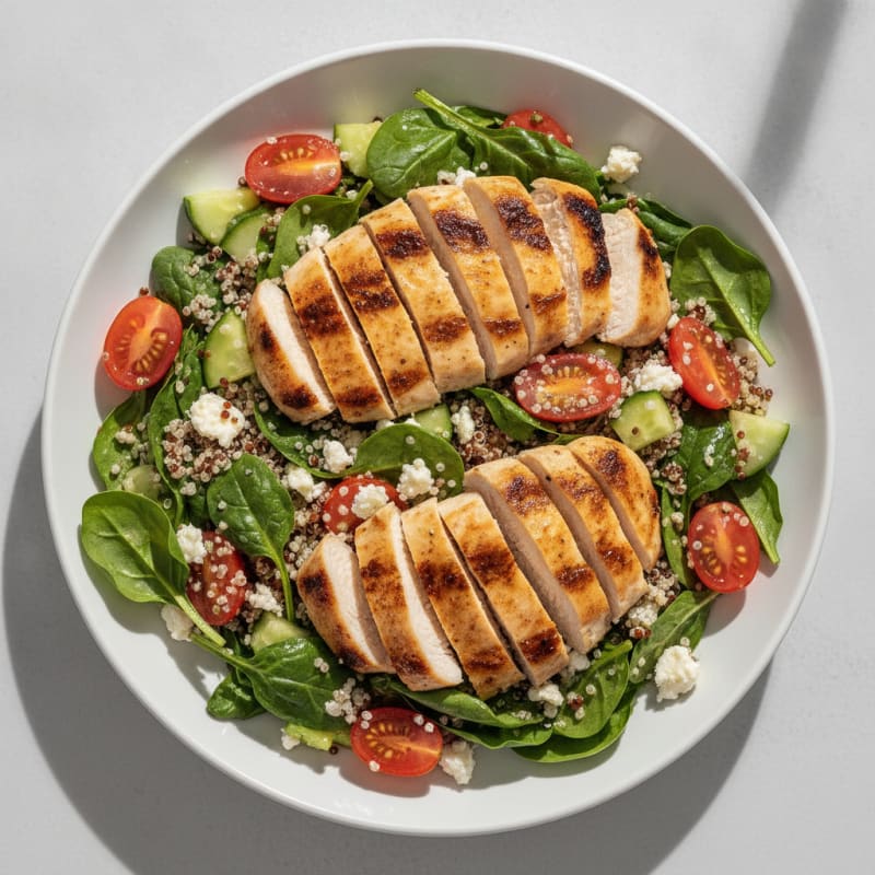 Grilled Chicken and Quinoa Power Salad