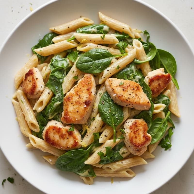 Creamy Lemon Herb Chicken Pasta