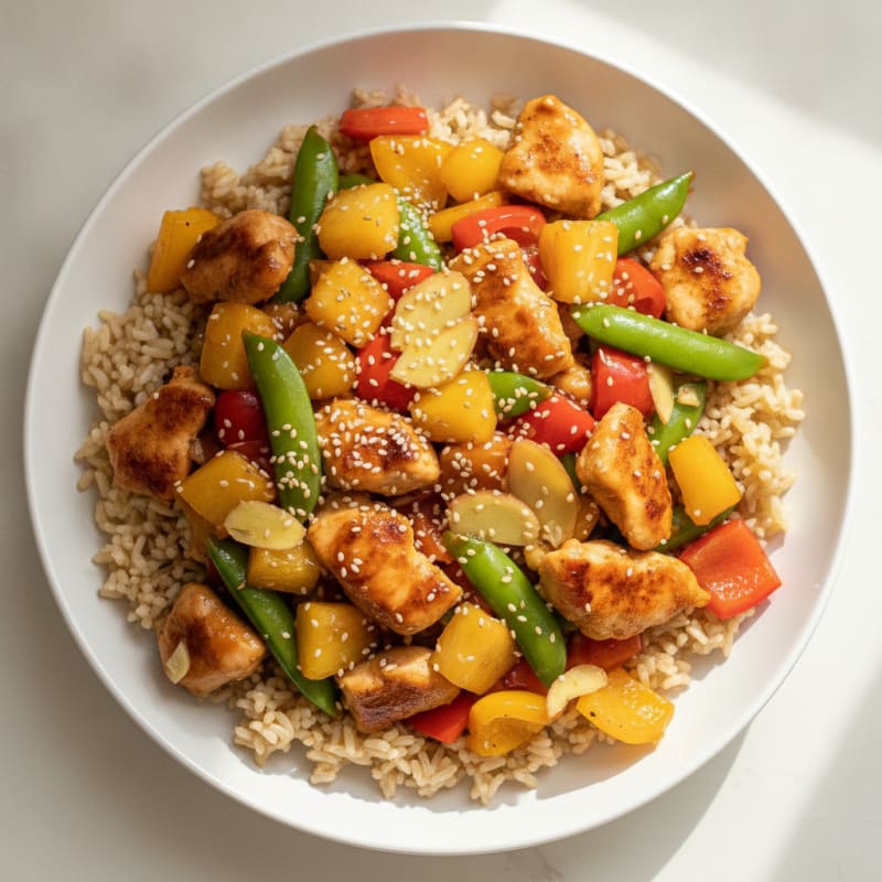 Sweet and Sour Chicken Stir-Fry