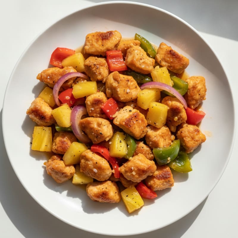 Sweet and Sour Chicken with Pineapple