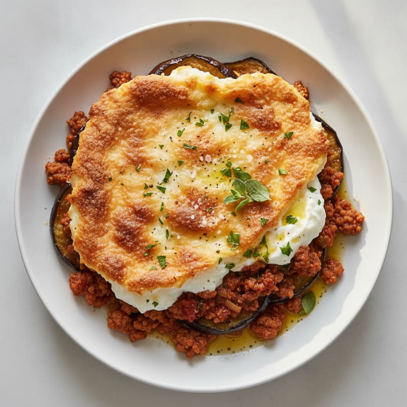 Classic Greek Lamb Moussaka