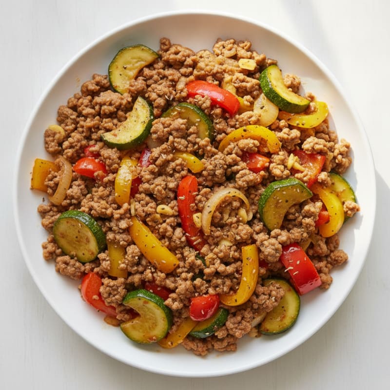 Ground Beef and Vegetable Skillet