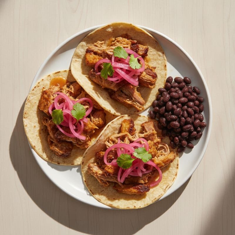 Slow-Cooked Pork Carnitas Tacos