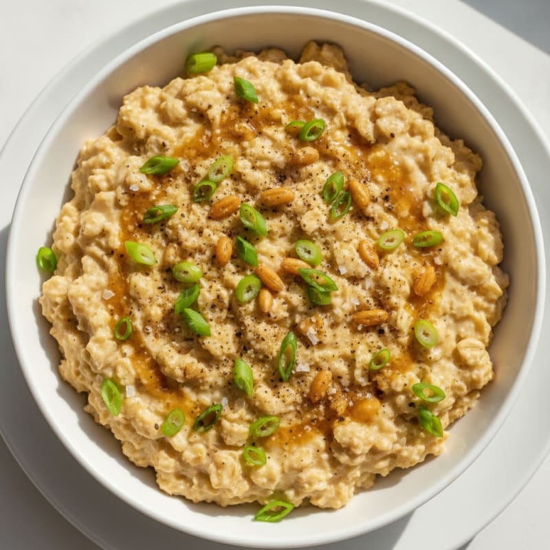 Savory Egg and Hearty Oat Bowl