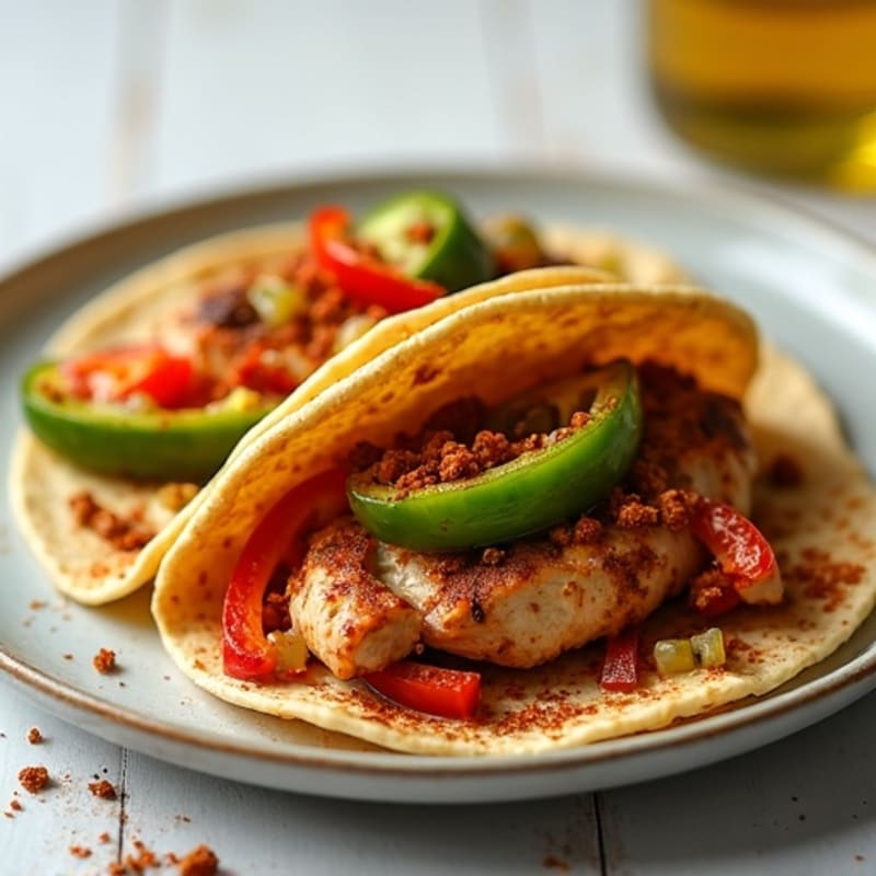 Sheet Pan Chicken Fajita Tacos