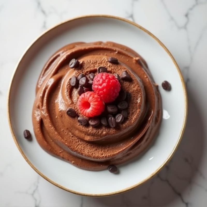 Silky Chocolate Protein Pudding with Greek Yogurt