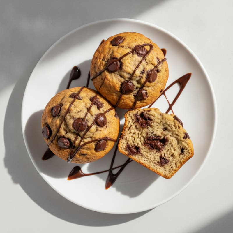 Banana Chocolate Chip Muffins