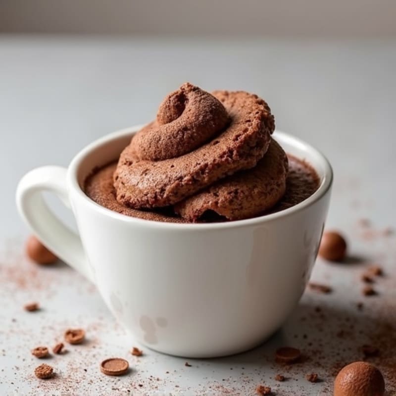 Protein-Rich Double Chocolate Mug Cake
