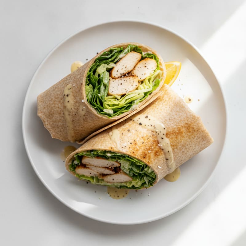Chicken Caesar Salad Wrap