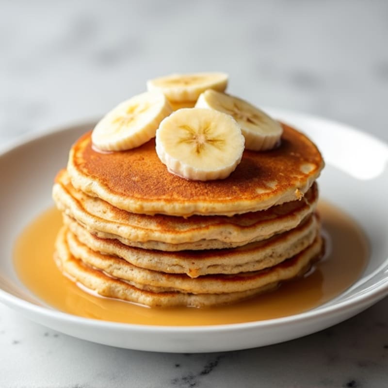 Protein-Packed Banana Oat Pancake Bowl