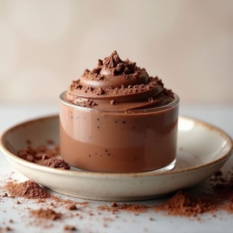 Silky Chocolate Protein Pudding