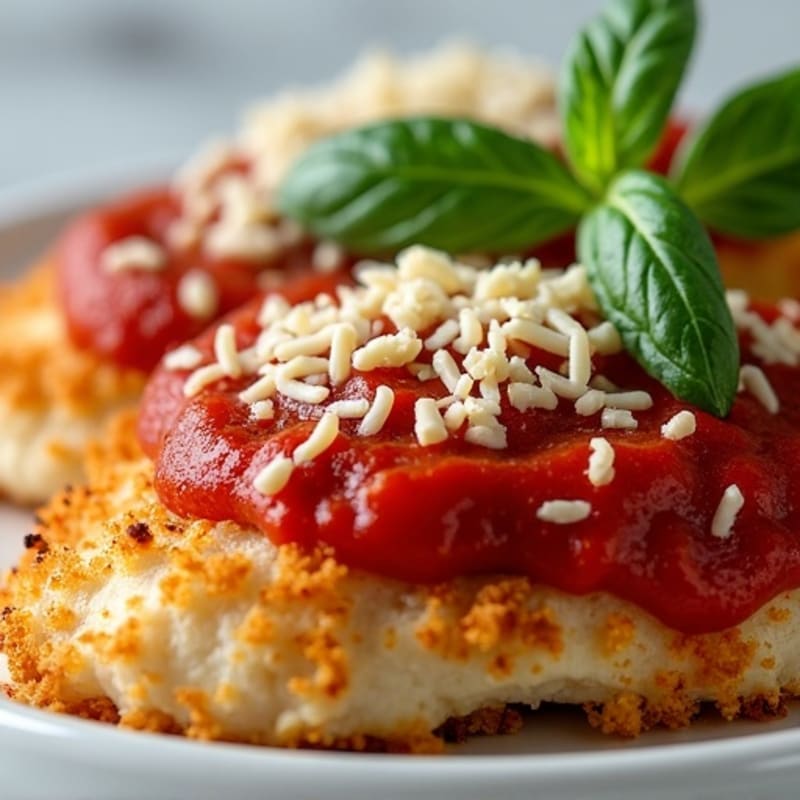 Crispy Baked Chicken Parmesan with Fresh Herbs