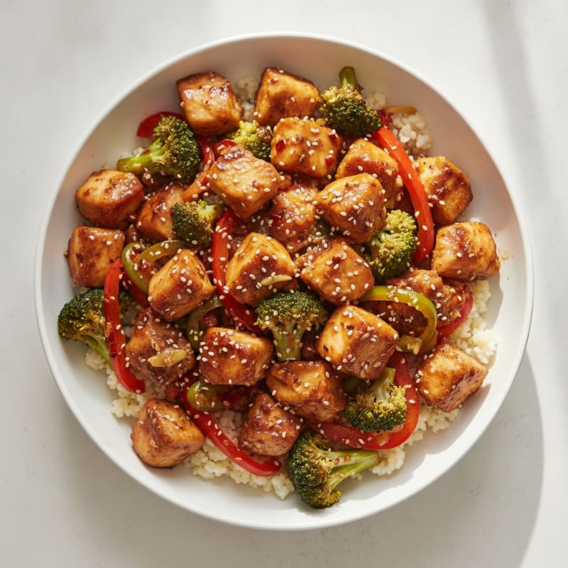 Clean General Tso's Chicken Stir-Fry