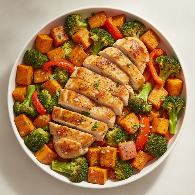 Sheet Pan Lemon Herb Chicken and Veggies