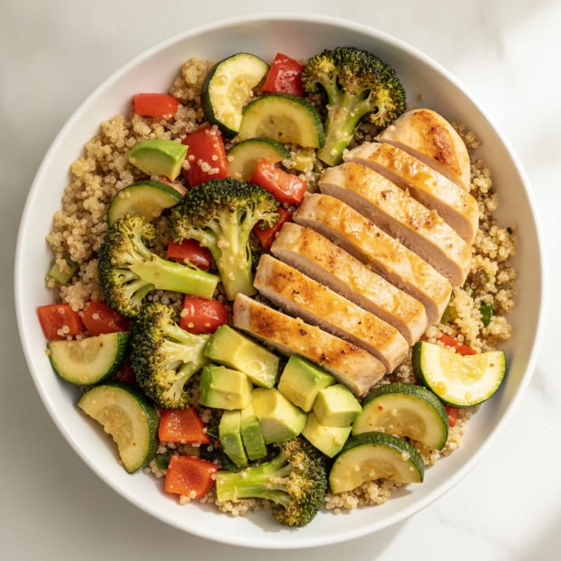 Chicken and Veggie Power Bowl