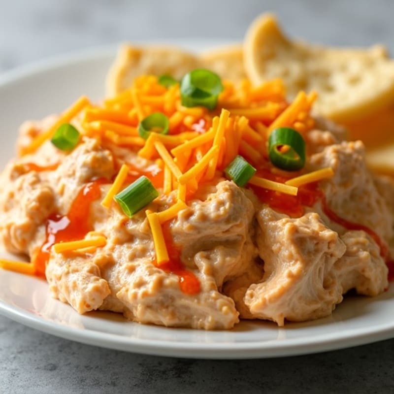 Creamy Greek Yogurt Buffalo Chicken Dip