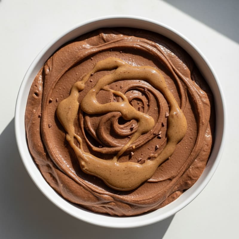 Silky Chocolate Protein Pudding with Cottage Cheese