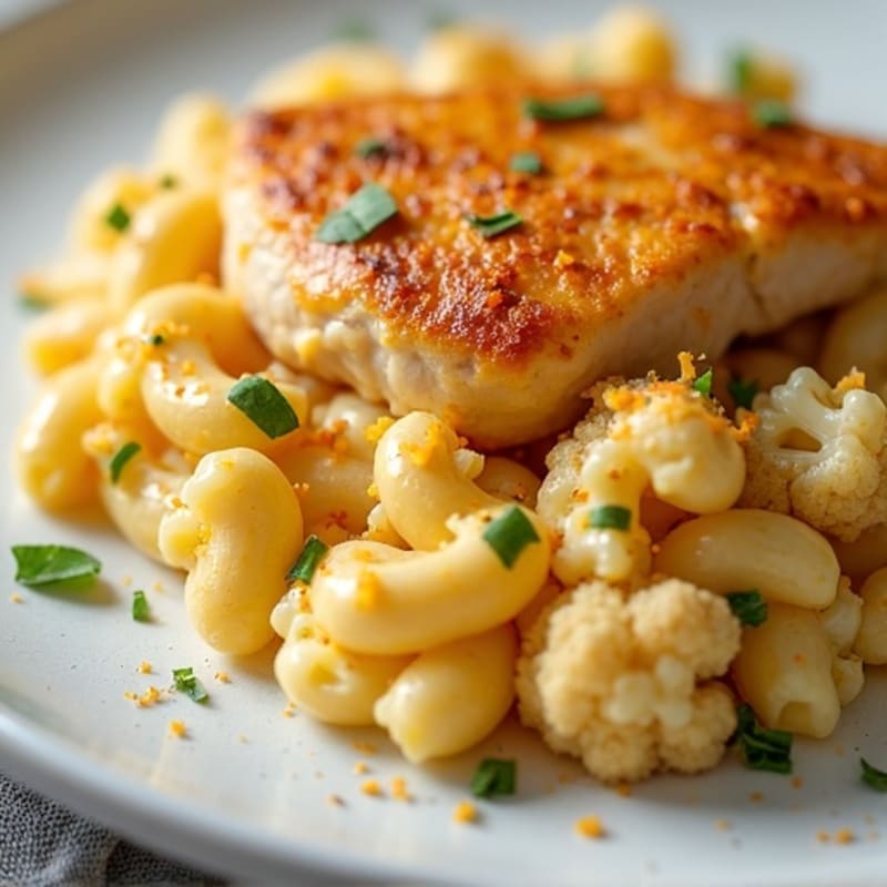 Protein-Packed Cauliflower Mac with Sharp Cheddar