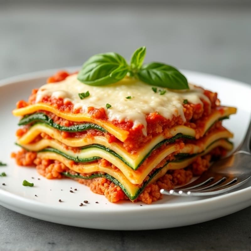 Creamy Ricotta and Lean Ground Turkey Lasagna Bake