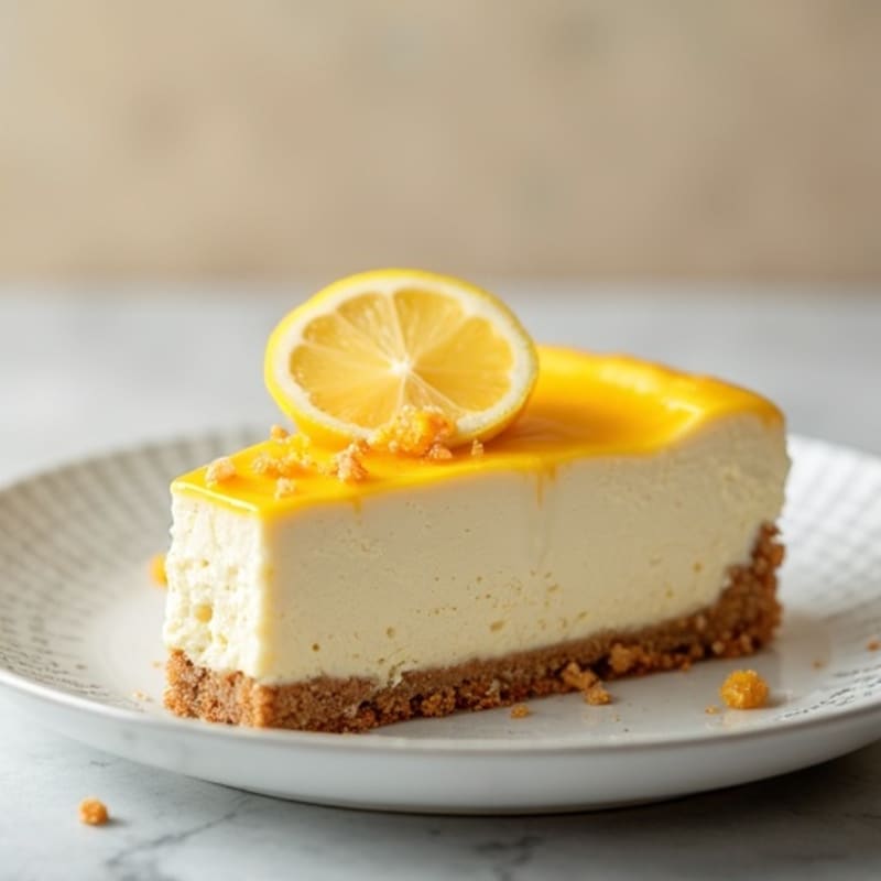 Creamy Greek Yogurt Protein Cheesecake