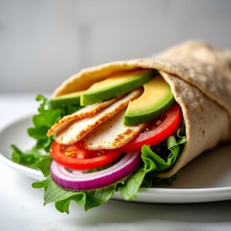 Fresh Turkey Avocado Wrap